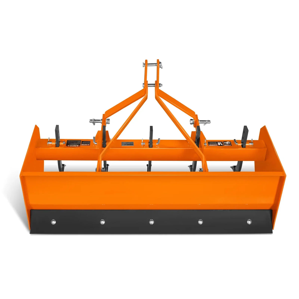 60" Box Blade Scraper with 5 Shanks 3 Point Hitch Tractor Attachment, BB60