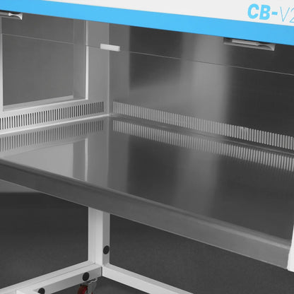 57.5″ Wide CB-V2Pro Vertical Laminar Flow Clean Bench with HEPA Filtration & UV Sterilization | ISO Class 5