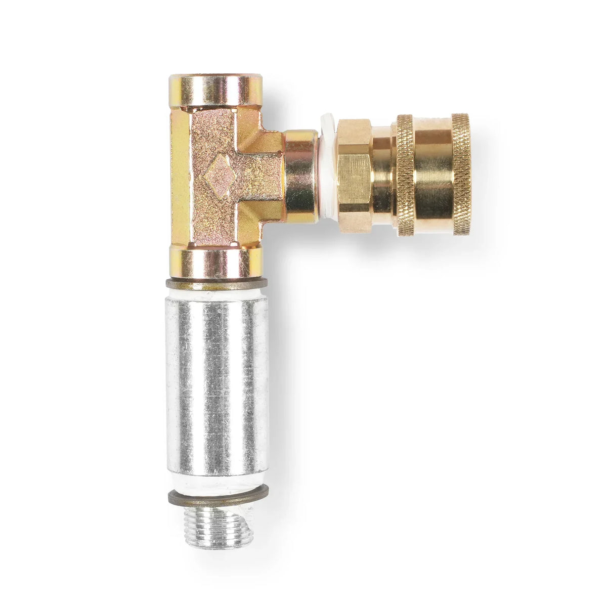 ( 1 Pack / 1 Pcs ) 90° High Pressure Quick Coupler (for SKU: 204002, 204003, 204004, 204006, 204007, 204008, 204010, 204011, 204012)