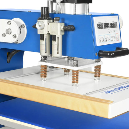 16x24 Inch Commercial Pneumatic Dual Platen Heat Press - Auto Lift Digital Sublimation Transfer Machine with AIRTAC Pneumatic Parts & Adjustable Pressure (110V 2.2HP)