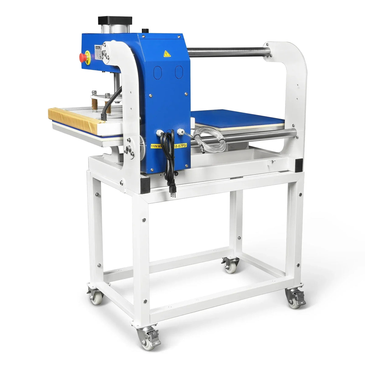 16x24 Inch Commercial Pneumatic Dual Platen Heat Press - Auto Lift Digital Sublimation Transfer Machine with AIRTAC Pneumatic Parts & Adjustable Pressure (110V 2.2HP)