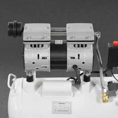 8 Gallon Air Compressor 600W 110V Oil-Free Quiet Electric Air Pump - 0.7MPa, 40L/min