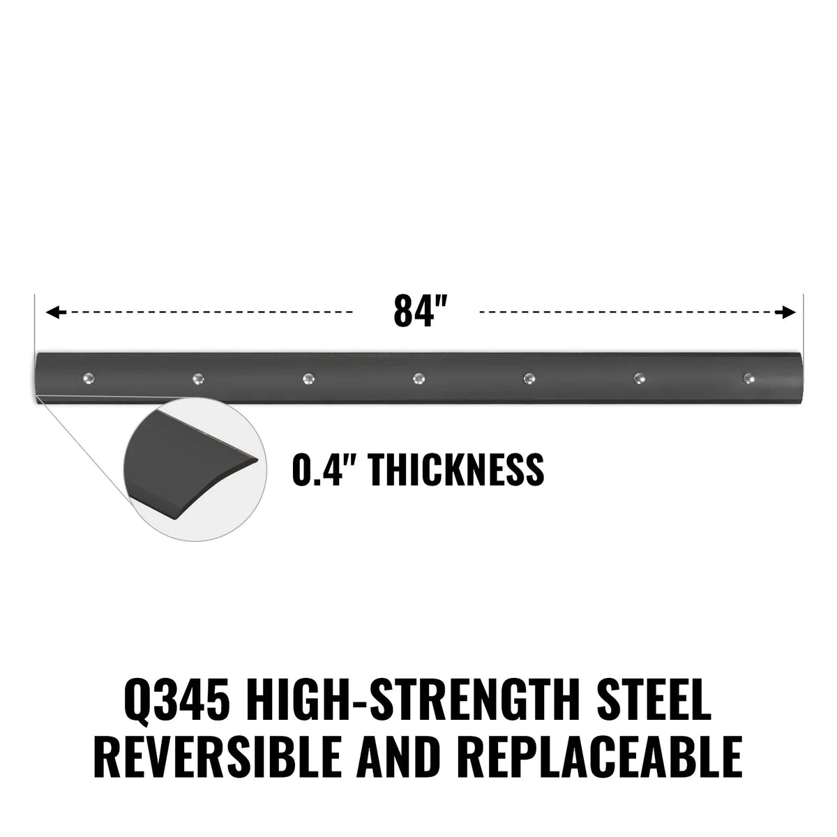 ( 1 Pack / 1 Pcs ) Blade for 84" Rear Blade (for SKU: 201038, 201041)