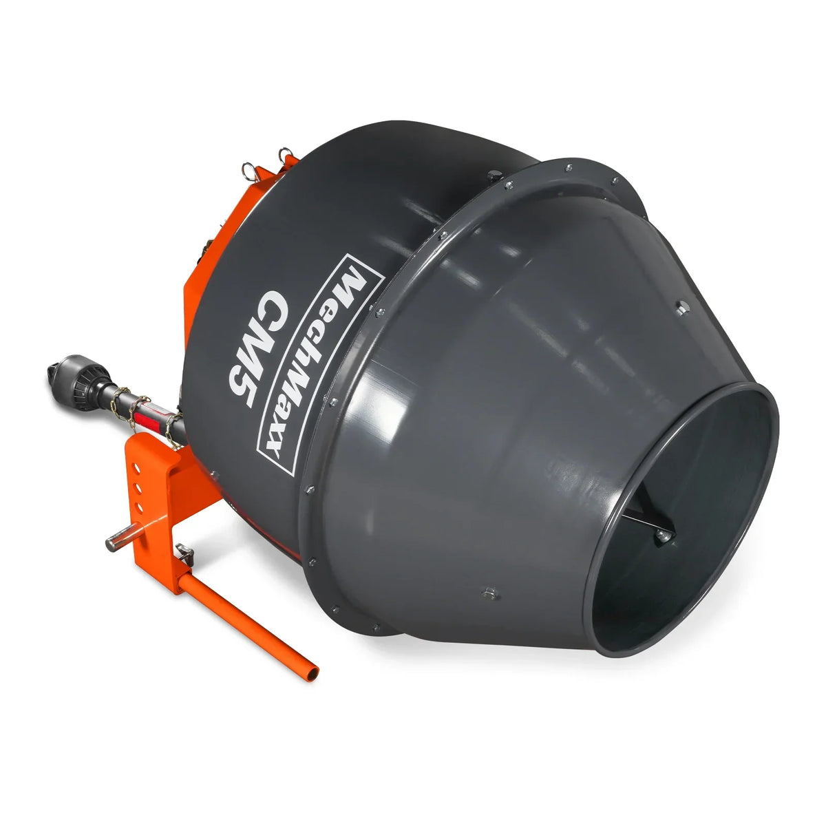 5 Cu-Ft 3-Point Hitch Cement Mixer, PTO Shaft Included, Category 1 & 2 Hookup