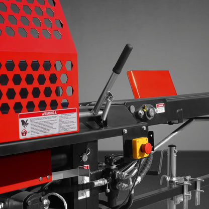 Honda GX390 Engine Firewood Log Splitter Processor with Conveyor,  20ton Splitting Force 22.5" x 15" Log Capacity,  18" Chainsaw,  HLS20