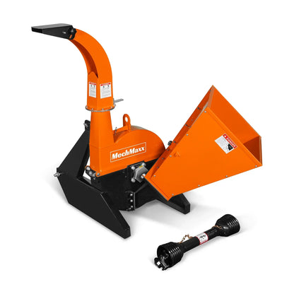 3-Point PTO Stump Grinder & Wood Chipper Bundle; SG24PRO; BX42S; Orange
