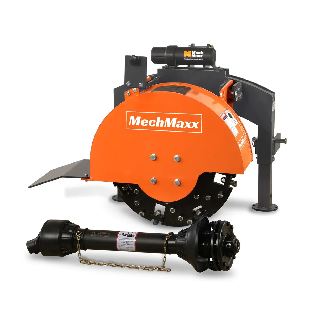 3-Point Hitch PTO Stump Grinder with 34 Carbide Teeth (PTO Shaft Included),  for 15-45HP Tractor,  SG24