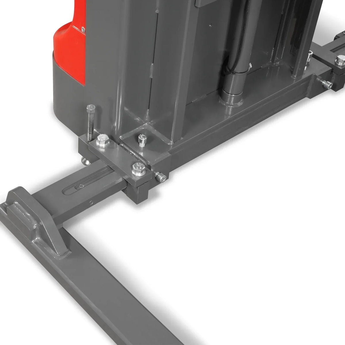 2640lbs Electric Straddle Stacker,  98" Lift,  Adjustable Legs & Forks,  F26-98SLA