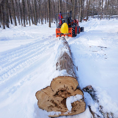 3-Point PTO Stump Grinder & 22" Portable Sawmill & Forestry Log Skidding Winch  Bundle,SG24 & SM22 &FW8800