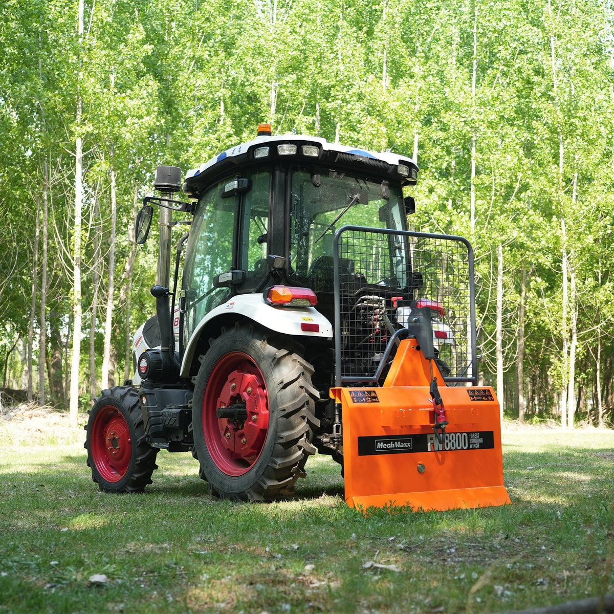 36" MAX Portable Sawmill & 3-Point PTO Stump Grinder & Forestry Log Skidding Winch Bundle