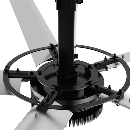 18FT HVLS Industrial Ceiling Fan 208-240V 1Ph - Energy Efficient Large Area Air Circulation for Fan Warehouses & Factories,  18FT1PH