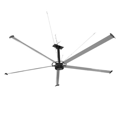 18FT HVLS Industrial Ceiling Fan 208-240V 1Ph - Energy Efficient Large Area Air Circulation for Fan Warehouses & Factories,  18FT1PH