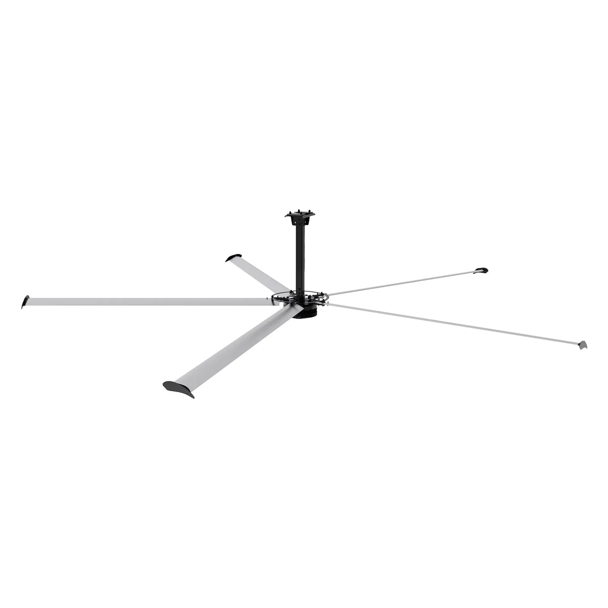 18FT HVLS Industrial Ceiling Fan 208-240V 1Ph - Energy Efficient Large Area Air Circulation for Fan Warehouses & Factories,  18FT1PH