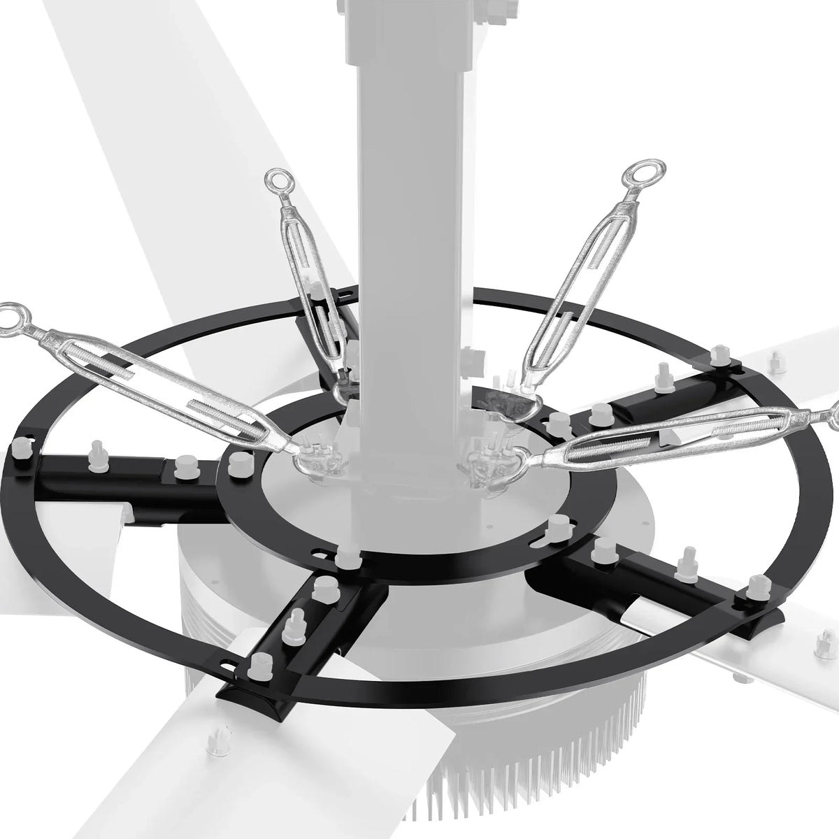 18FT HVLS Industrial Ceiling Fan 208-240V 1Ph - Energy Efficient Large Area Air Circulation for Fan Warehouses & Factories,  18FT1PH