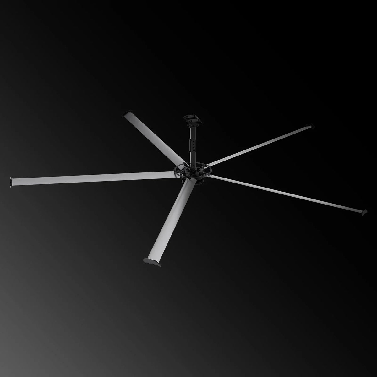 18FT HVLS Industrial Ceiling Fan 208-240V 3Ph - Energy Efficient Large Area Air Circulation for Fan Warehouses & Factories,  18FT3PH
