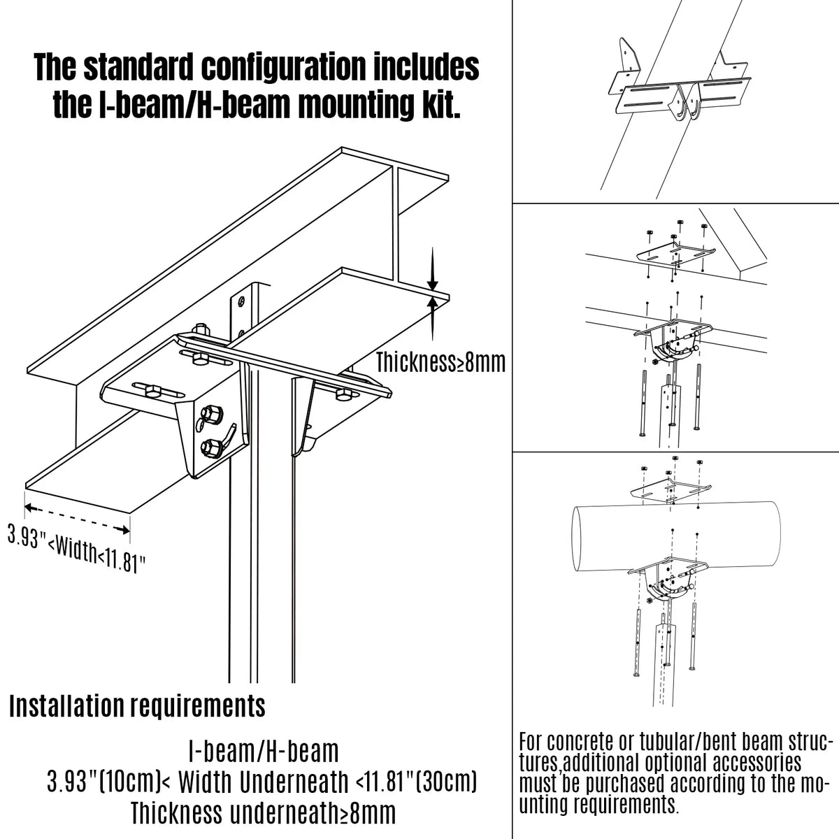 18FT HVLS Industrial Ceiling Fan 208-240V 1Ph - Energy Efficient Large Area Air Circulation for Fan Warehouses & Factories,  18FT1PH