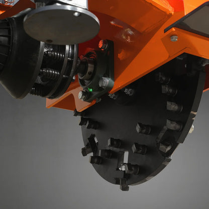 3-Point PTO Stump Grinder & 4" PTO Wood Chipper & Forestry Log Skidding Winch  Bundle, SG24 & BX42S &FW8800