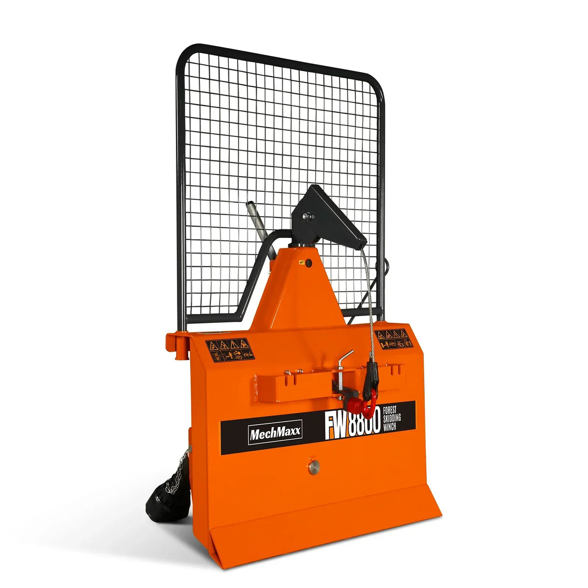 3-Point PTO Stump Grinder & 4" PTO Wood Chipper & Forestry Log Skidding Winch  Bundle, SG24 & BX42S &FW8800