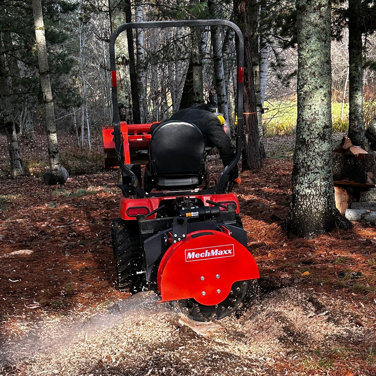 36" MAX Portable Sawmill & 3-Point PTO Stump Grinder & Forestry Log Skidding Winch Bundle