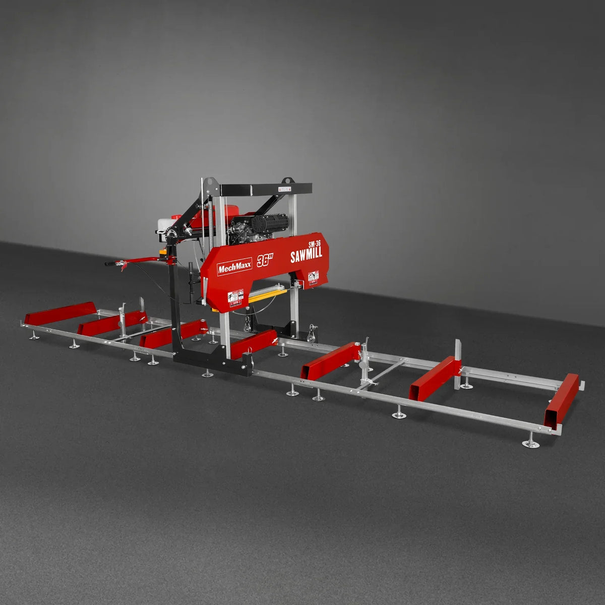 36" MAX Portable Sawmill & 3-Point PTO Stump Grinder & Forestry Log Skidding Winch Bundle